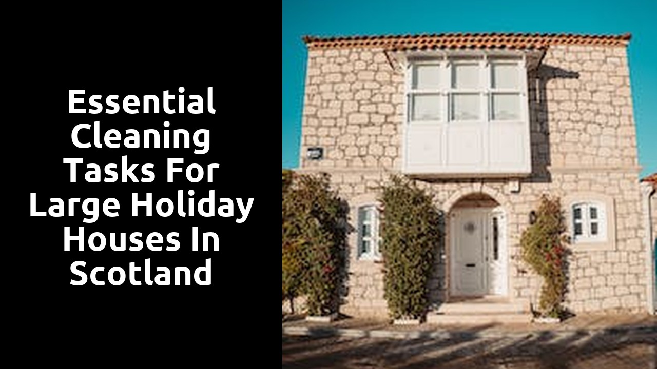 Essential Cleaning Tasks for Large Holiday Houses in Scotland